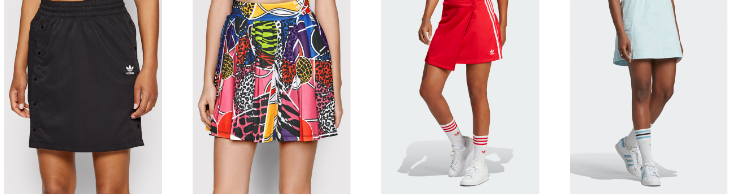 Dames sportrokken van Adidas