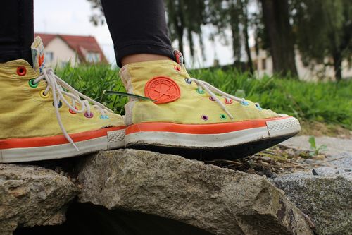 Dames sneakers van echt leer 3