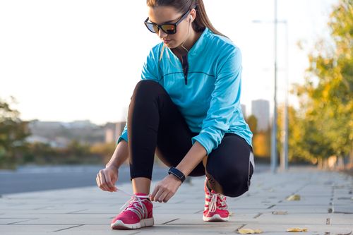 Dames sneakers van echt leer 5