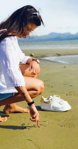 Dames sneakers met plateauzool 2