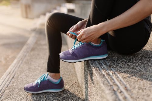 Dames sneakers van echt leer 1