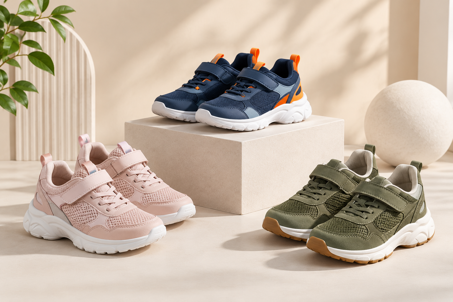 Kleurrijke kindersneakers en sportschoenen voor elke dag